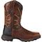 Durango Men's Western Boot, 7 W, Leather, 11 in H, Tobacco DDB0204 - alternate 7